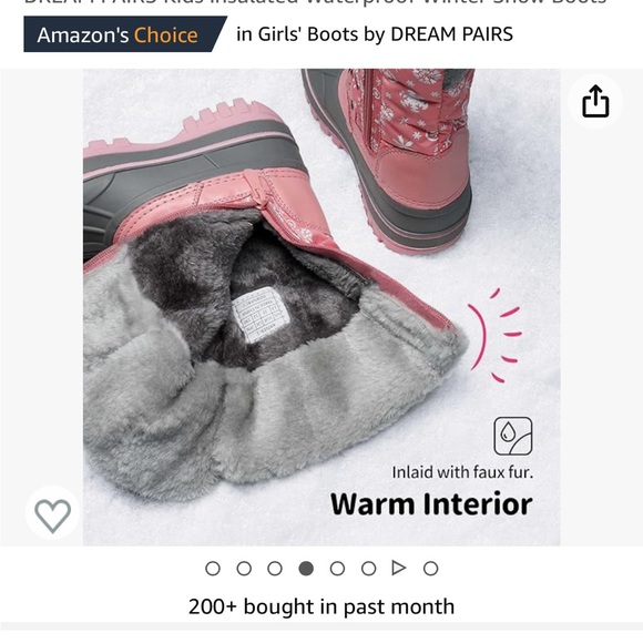 Dream Pairs boots winter girls - Picture 4 of 10